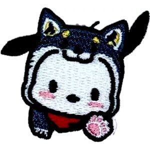Sanrio Pochacco Adhesive Patch, Cosplay As Shiba Inu Dog, Sticker